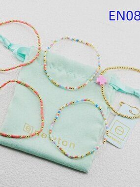 Enewton Pink Cross Bracelet Set